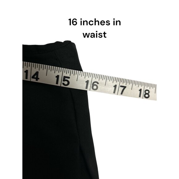 Club Monaco Black & White Abstract Print Silk Skirt - Picture 6 of 7